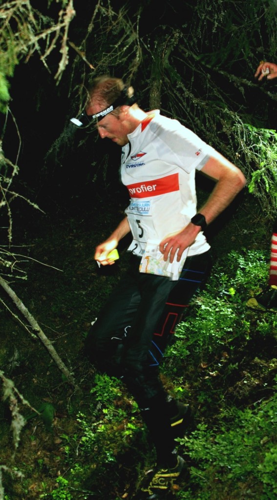 Bjørn Ekeberg of Tyrving on his way towards a clear stage win in Kuopio-Jukola last year. Photo: Valtteri Vallittu / Jämsä-Jukola 2013.