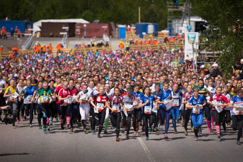 1386 teams started to the 1st leg of the Venla relay. Photo: Risto Raunio