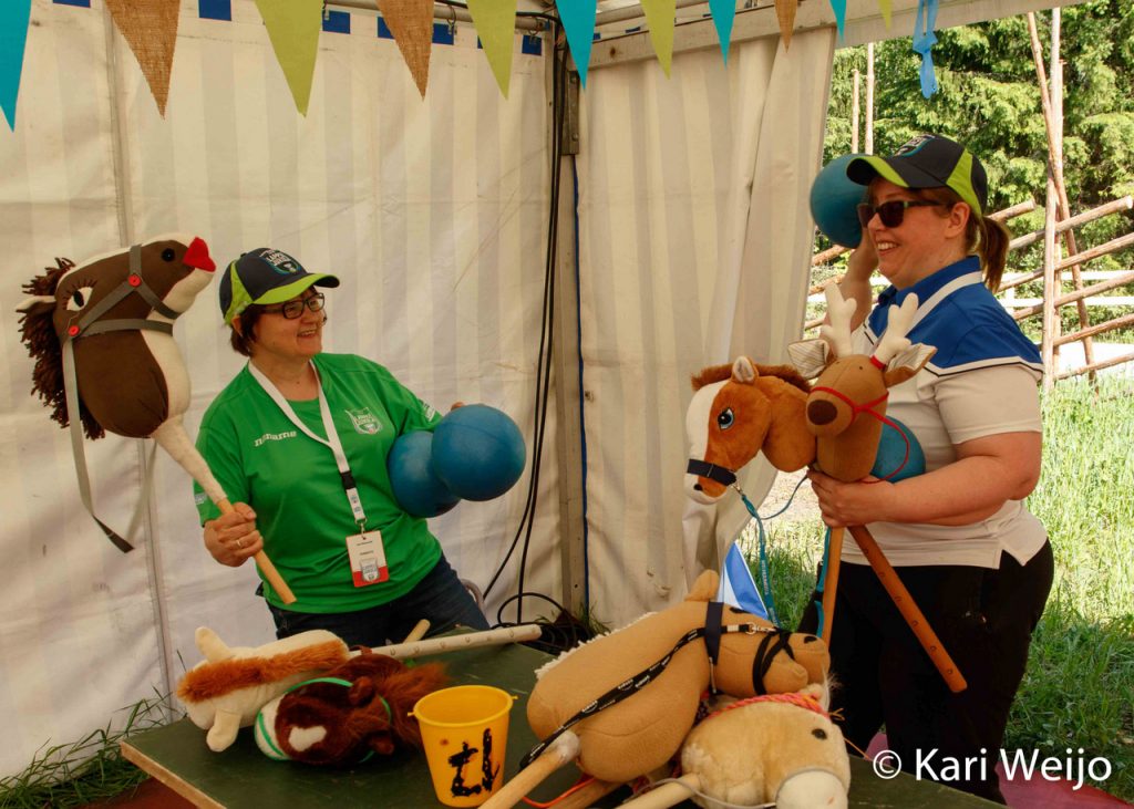 Kirsi Klemettilä (left) and Kirsi Pennanen (right) are responsible for the Chilren’s World operations and have developed versatile services and program for children.